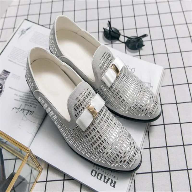 

Handmade Glitter Crystal Men Velvet Loafers 2020 Luxury Rhinestone Noble Mens Dress Shoes Business Men Wedding Performing Shoes