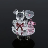 crystal bear nipple baptism baby shower souvenirs party christening giveaway gift wedding favors and gifts lx9302
