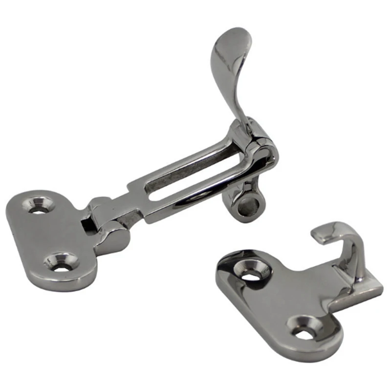 

Stainless Steel Locker Hatch Deck Toggle Adjustable Latch Clamp Anti-Rattle Hasp
