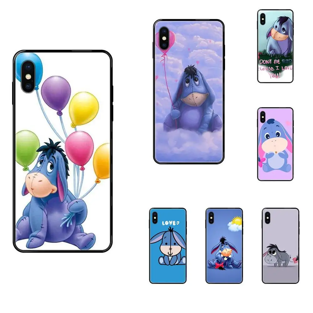 Модный милый чехол-пух и Eeyore для Samsung Galaxy Note 4 8 9 10 20 Plus Pro Ultra J6 J7 J8 M30s M80s 2017 2018 |