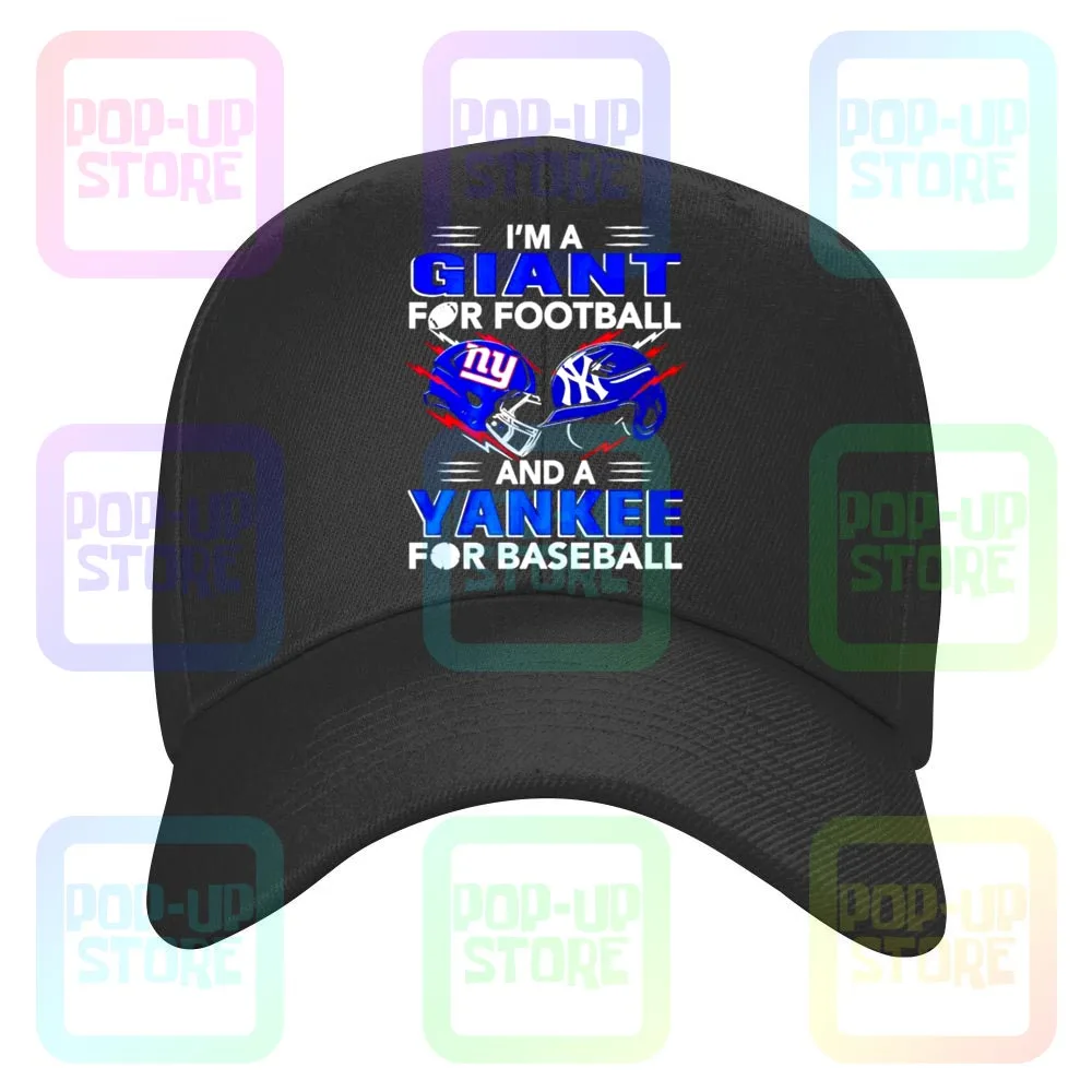 Я гигант по футболу и Yankee для бейсболки бейсболка | Аксессуары одежды