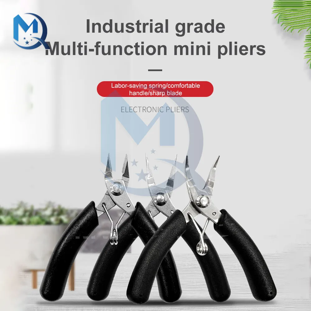 

4 Inch Wire Stripper Model Pliers Mini Pliers Jewelry Pliers Stainless Steel Diagonal /Toothless Curved Nose /Needle-nose Pliers