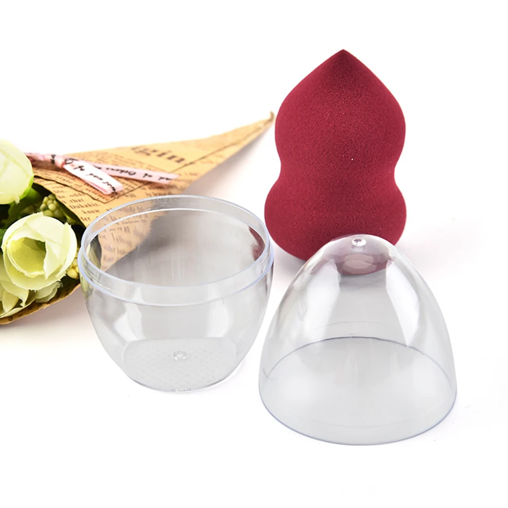 Рождественская подставка коробка для хранения косметические яйцевидные пуховки