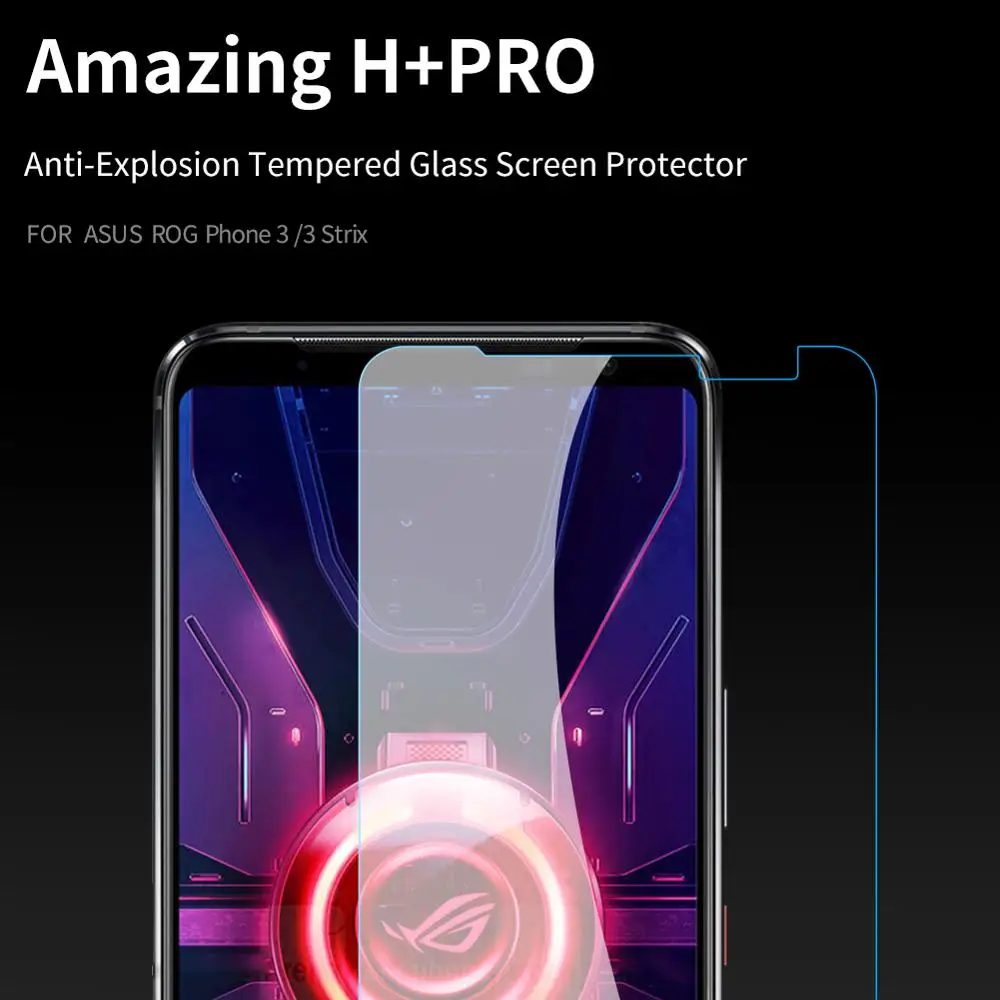 Nillkin 9h/ч + PRO 2.5D Закаленное стекло для защиты экрана Asus ROG Phone III 3 strix Nilkin|Защитные