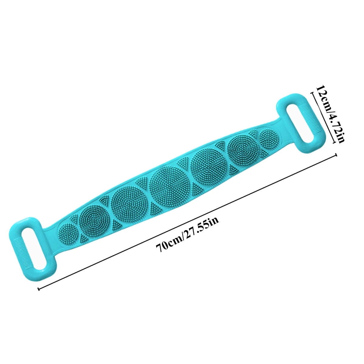 

Bath Shower Silicone Body Brush Bath Belt Exfoliating Back Brush Belt Wash Bathroom Clean Tool Bath Scrub Belts Stain Removal