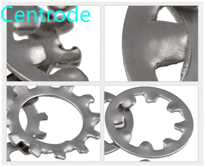 304 нержавеющая сталь внешний зуб Внутренний Зуб противоскользящая прокладка