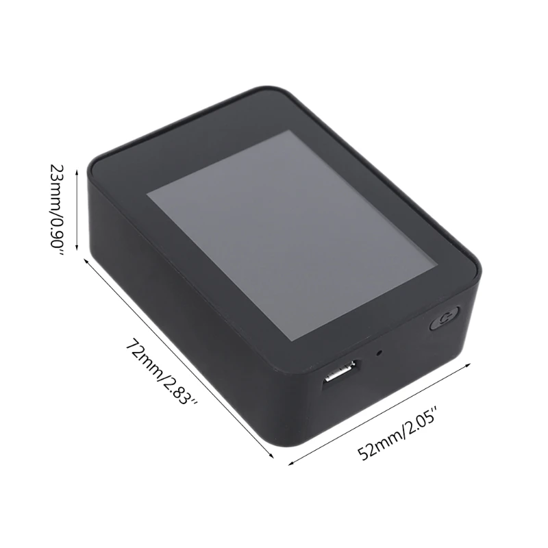 

Rechargeable CO2 Detector 400~5000 Detection Ranges Intelligent Color-Ring Prompt Function Air Quality Detector
