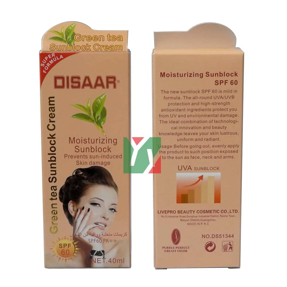 Оптовая продажа крем от солнца с зеленым чаем SPF 60 увлажняющий BB| |