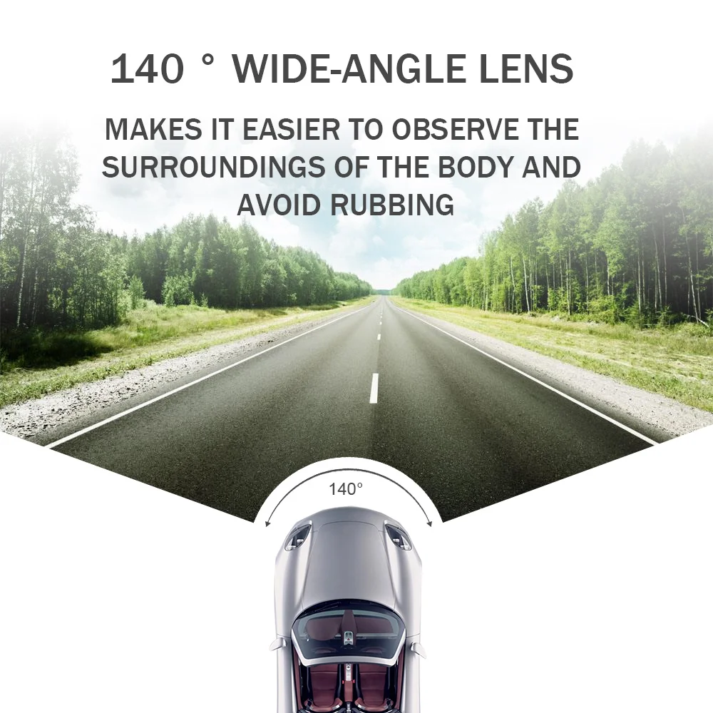 WIFI Car DVR Dash Cam Full HD 1080P Dual lens Night Vision Driving Recorder Video Recording Camera Auto teyes | Автомобили и
