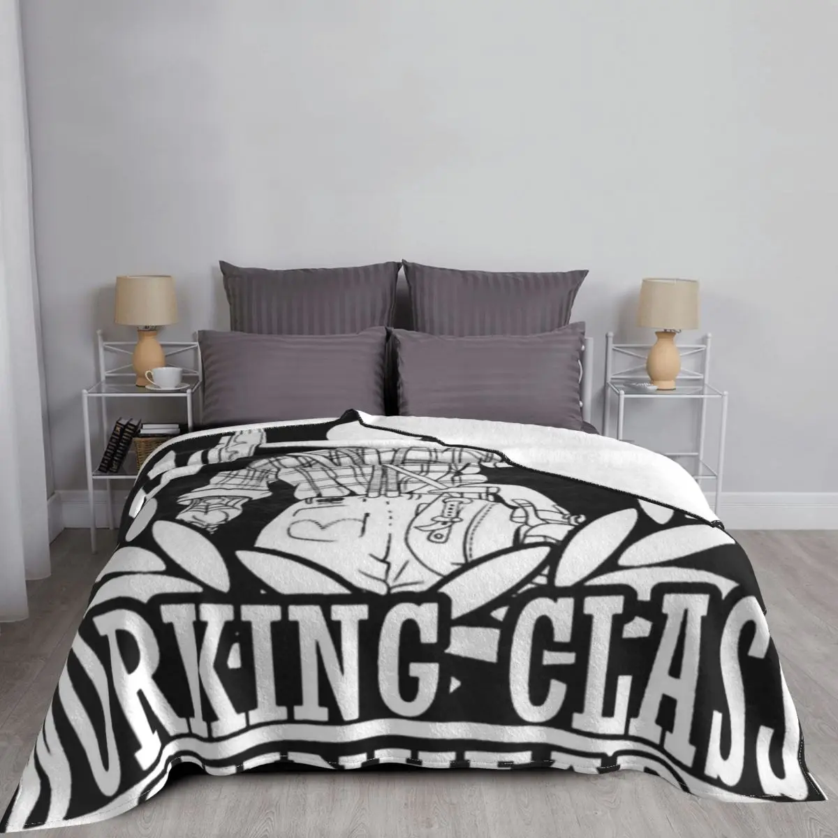 

Skinhead-Manta de clase Lab 1949, кубики для cama colcha, manta para Baby, pickick