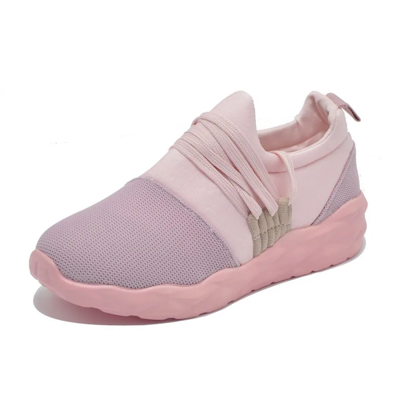 

NewWomen Casual Breathable Sport Shoes Lace Up Loafers Ladies White Sneakers Outdoor Walking Running Shoes a22