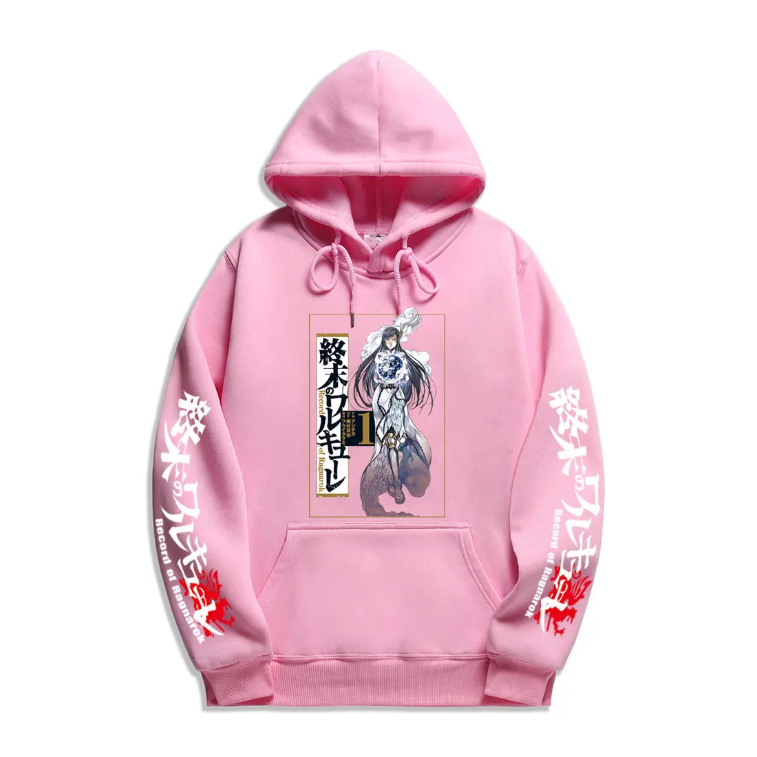 Новая трендовая японская толстовка с капюшоном и принтом героев аниме Ragnarok