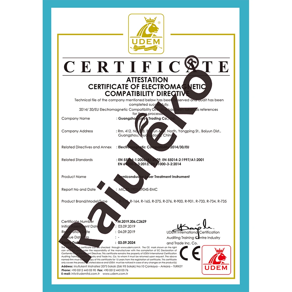 Лазерные наручные часы для физиотерапии при диабете/синусите с диодом 650 нм