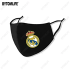 2021 маска Реал Мадрид с фильтрами полиэфирная неодноразовая хлопковая Пылезащитная моющаяся дышащая водонепроницаемая Пылезащитная маска