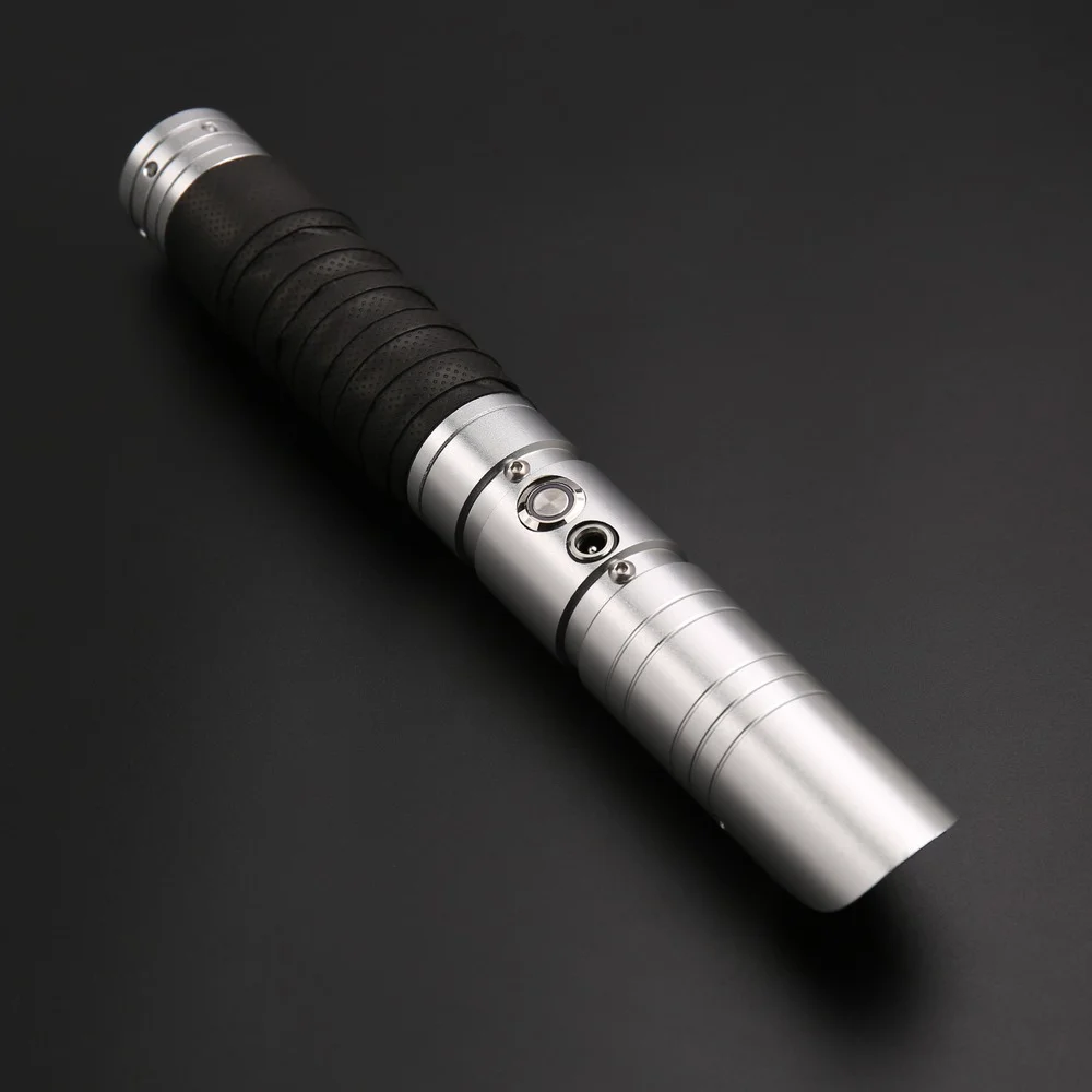 RGB световой меч игрушки металлическая ручка тяжелая дуэль 7 цветов светодиодный