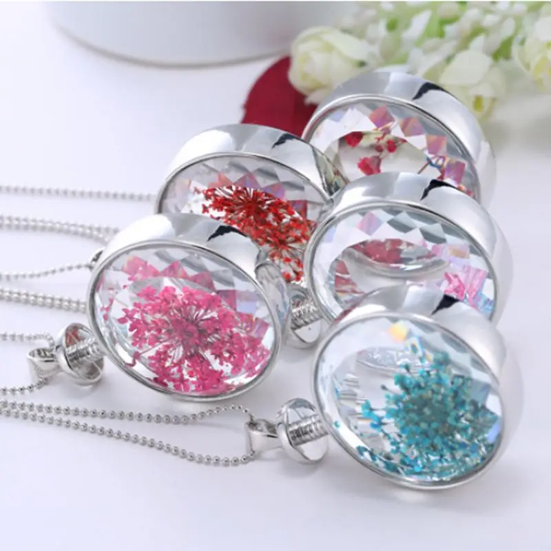 

10Pcs Pressed Flower Blank Frame Pendant Hollow Open Bezel Charms Jewelry Making MXME