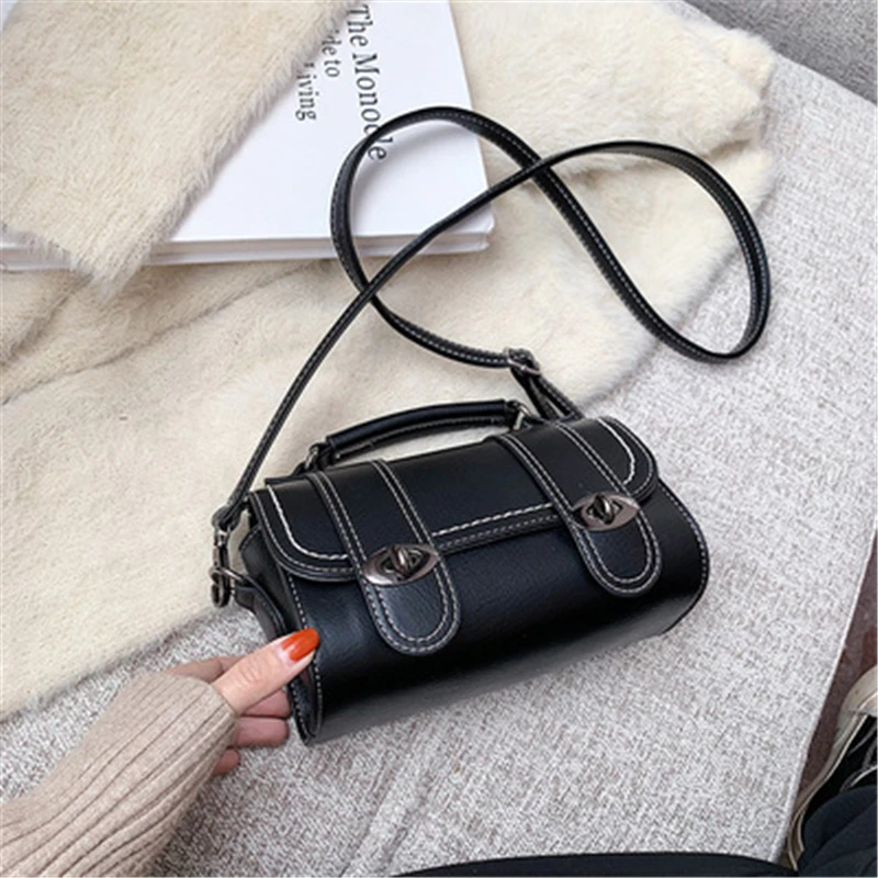 

PU Leather Shoulder Bag 2021 Trendy High Quality Designer Handbags Luxury Crossbody Bags For Women Bolsa De Hombro