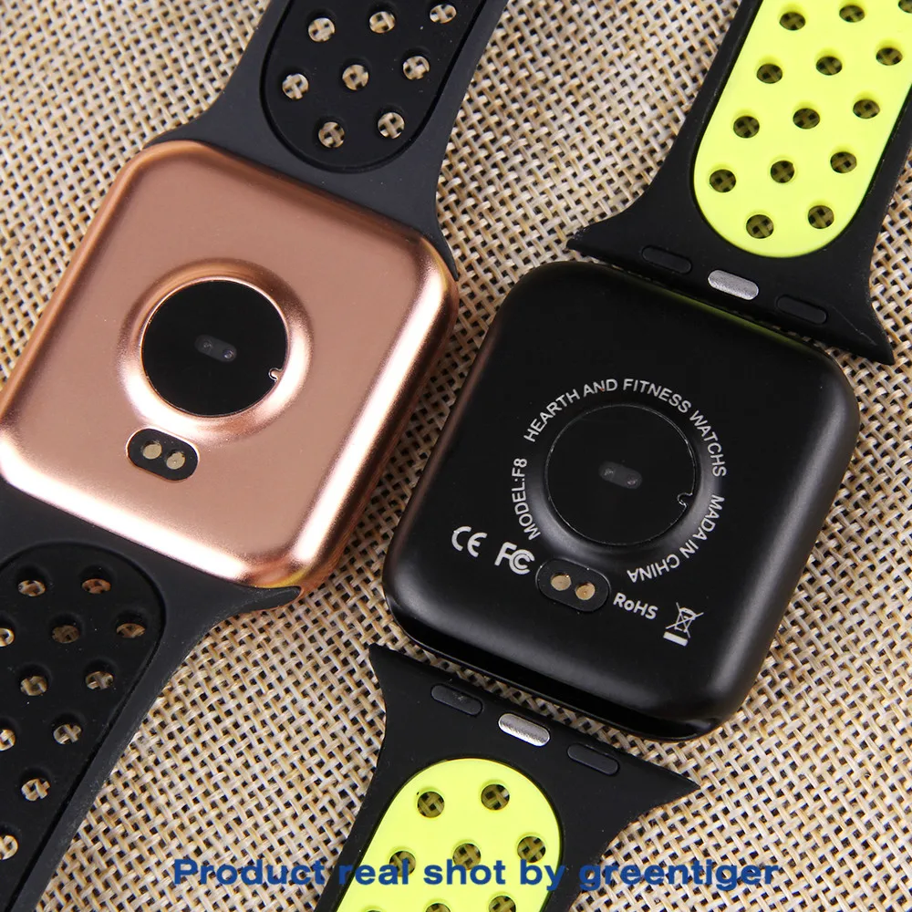 Greentiger F8 Bluetooth Смарт-часы пульсометр калории фитнес-трекер будильник IP67 Водонепроницаемый умный Браслет