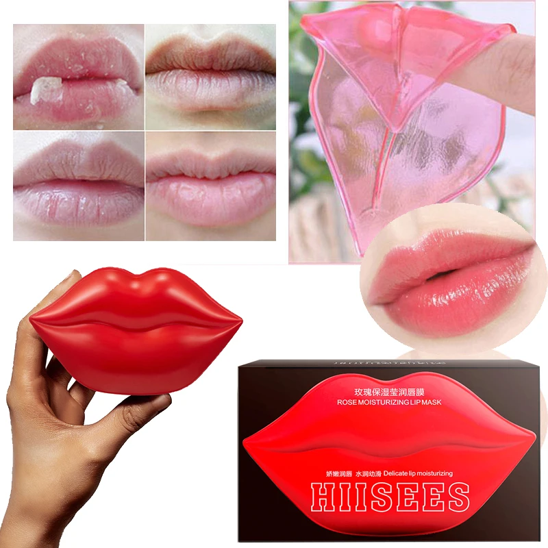 20 шт./кор. Маска Для Губ Гель увлажнение восстановление удаления линий пятна