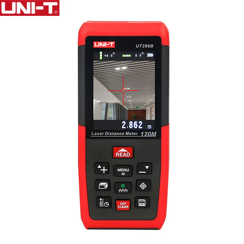 

UNI-T UT396A UT396B Color Laser Distance Meter 80M/120M Camera Infrared Measuring Instrument/Electronic Scale USB Online