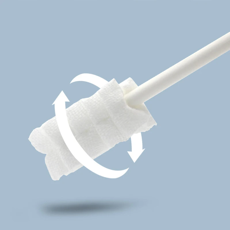 30 шт. одноразовые марлевые зубные щётки бумажные стержни для чистки полости рта