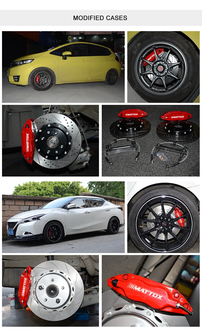 Mattox Car Modification Parts Car Brake Kit Brake Rotors 285*24mm Frant Brake for FIAT 500 2007 Front Wheel