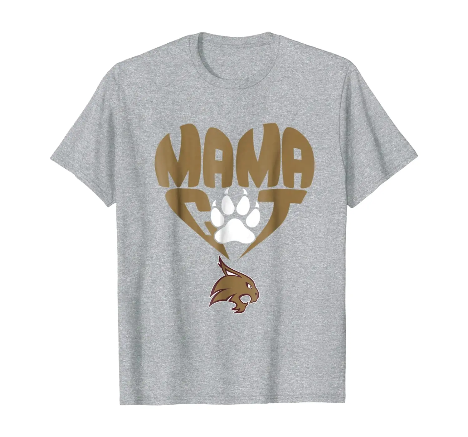 

Texas State Bobcats Mama Cat T-Shirt - Apparel