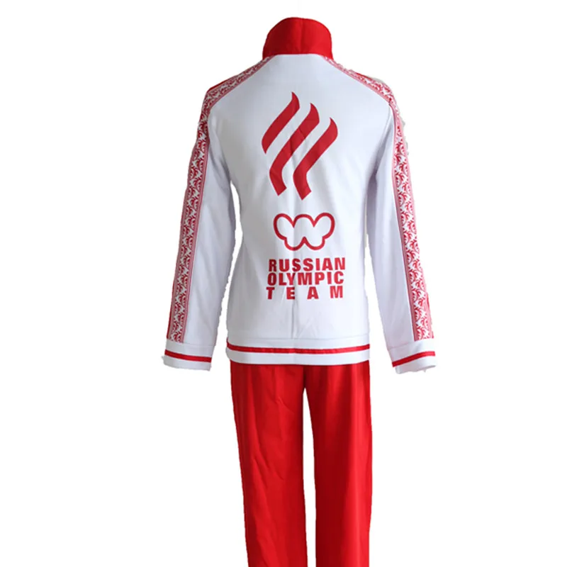 Аниме Yuri on Ice Косплей Костюм Виктора Никифорова костюм на Хэллоуин синие куртки