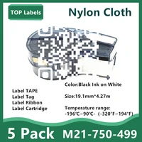 5pk bmp21 nylon label tape m21 750 499 general identificationwire marking laboratorylabeling for bmp21 plus lab printer marker
