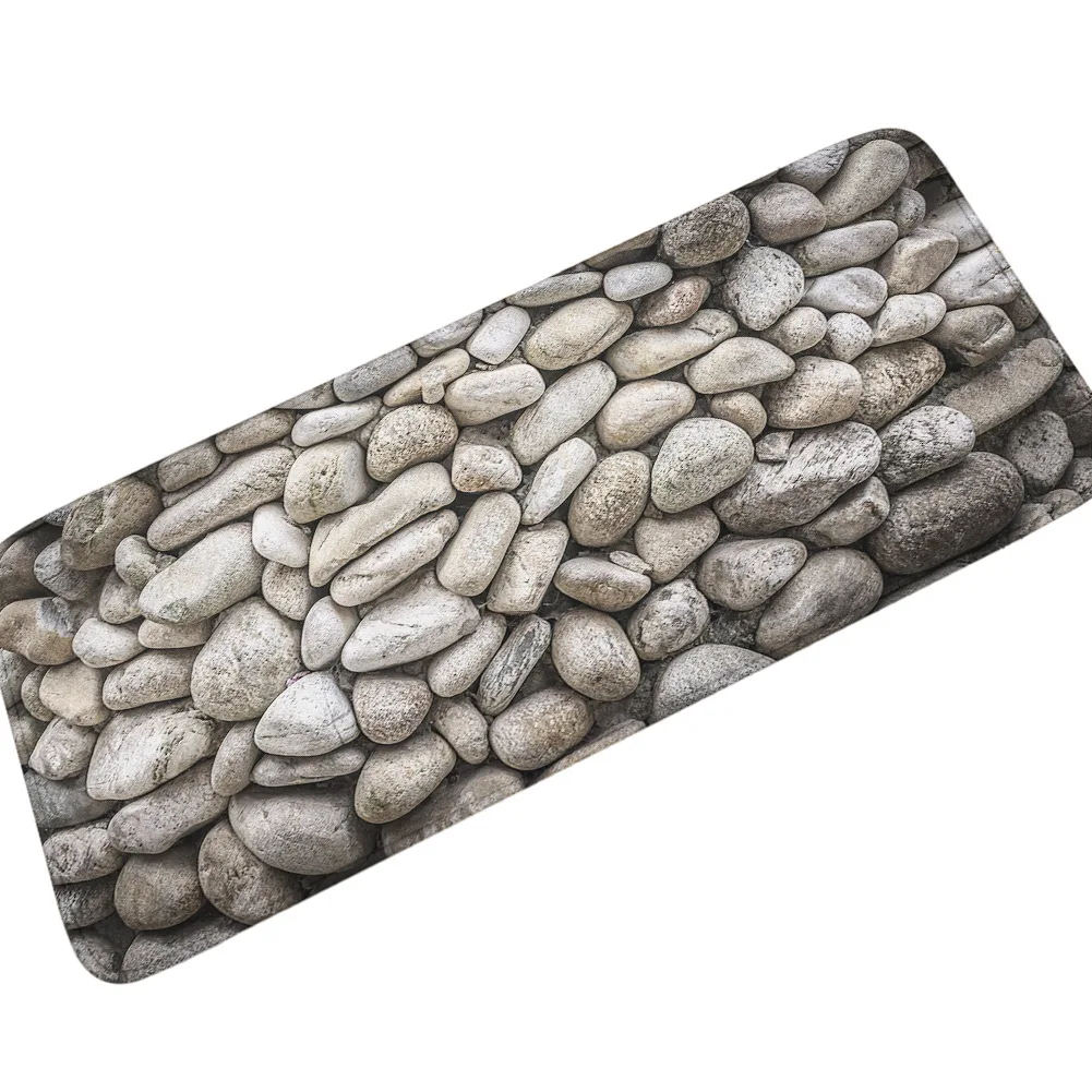 3d коврик для кухни Zeegle с каменным узором прямоугольный ковер прихожей стола