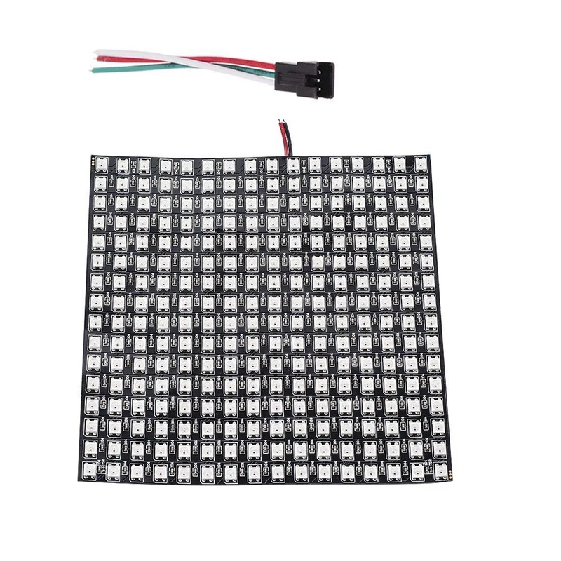 WS2812B 16x16 пикселей 256 Пиксели цифровой гибкий светодиодный Панель индивидуально