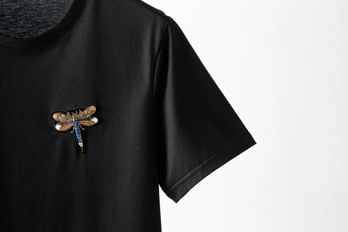 

Cotton, 100% Men's Luxury T-shirt, Dragonfly Account, Big Man's Short Sleeve T-shirt, 3xl, 4xl, Men's Tight T-shirt