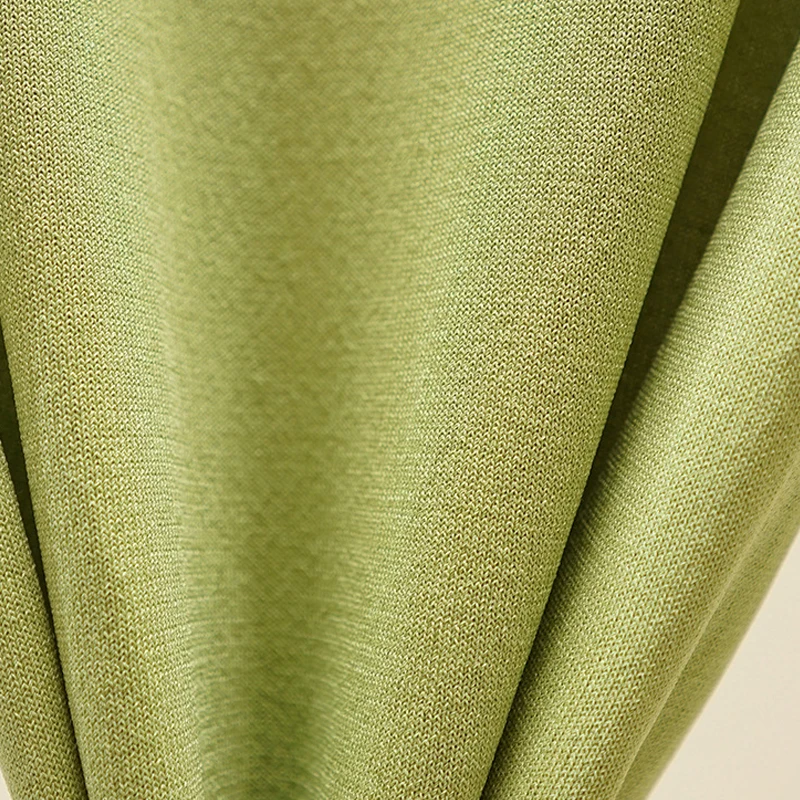 Женский трикотажный пуловер Xisteps Свободный Повседневный с коротким рукавом и