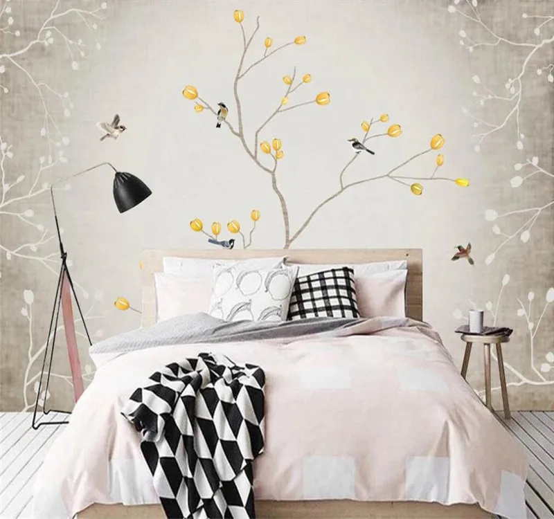 Настенные обои на заказ украшение для дома ностальгические в скандинавском