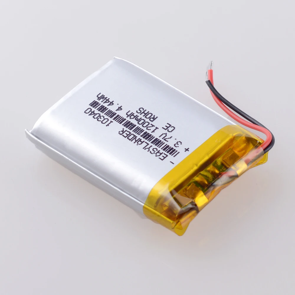Литий полимерная аккумуляторная батарея 3 7 1200 в 103040 мАч для MP3 MP4 GPS PSP mobile video game PAD E