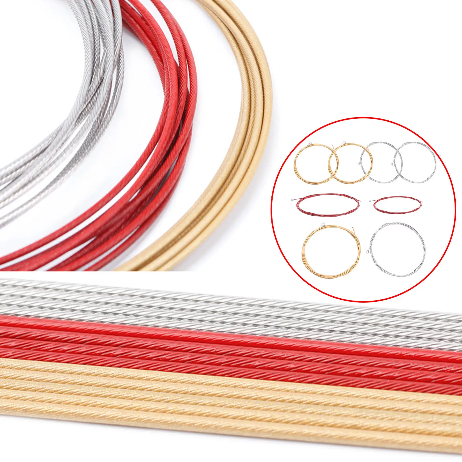 

Велосипедный/тормозной кабель из нержавеющей стали для горного и дорожного велосипеда, тормозной трос переключателя передач