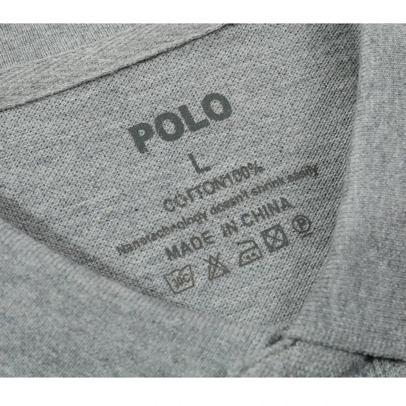 

Men's POLO Shirt Solid Color Lapel Collar Casual Business Polo Shirt Hot Selling Brand Slim Top Size S-4XL LS-2001