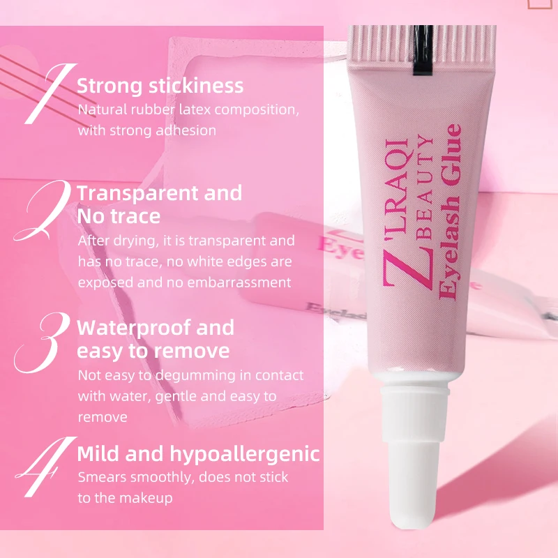 Eyelash Glue Waterproof False Eyelashes Adhesive Strong Makeup Tools | Красота и здоровье