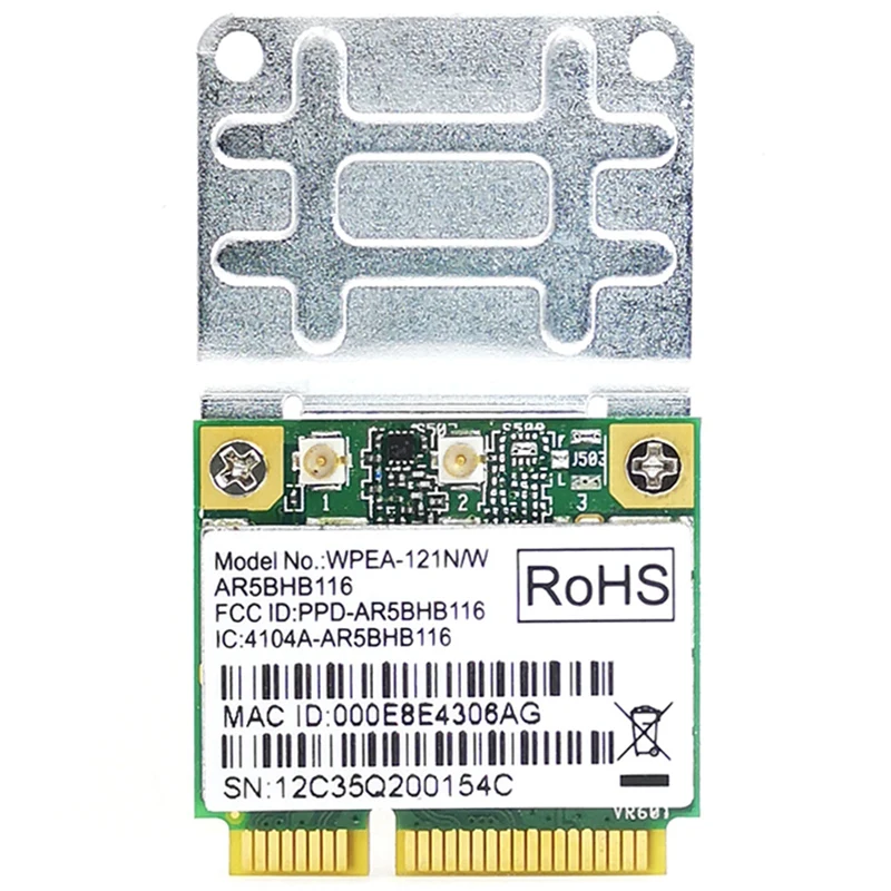 Беспроводная сетевая карта Atheros AR9832 AR5BHB116 2 4/5 ГГц один чип 300 Мбит/с 802.11N MINI PCI-E