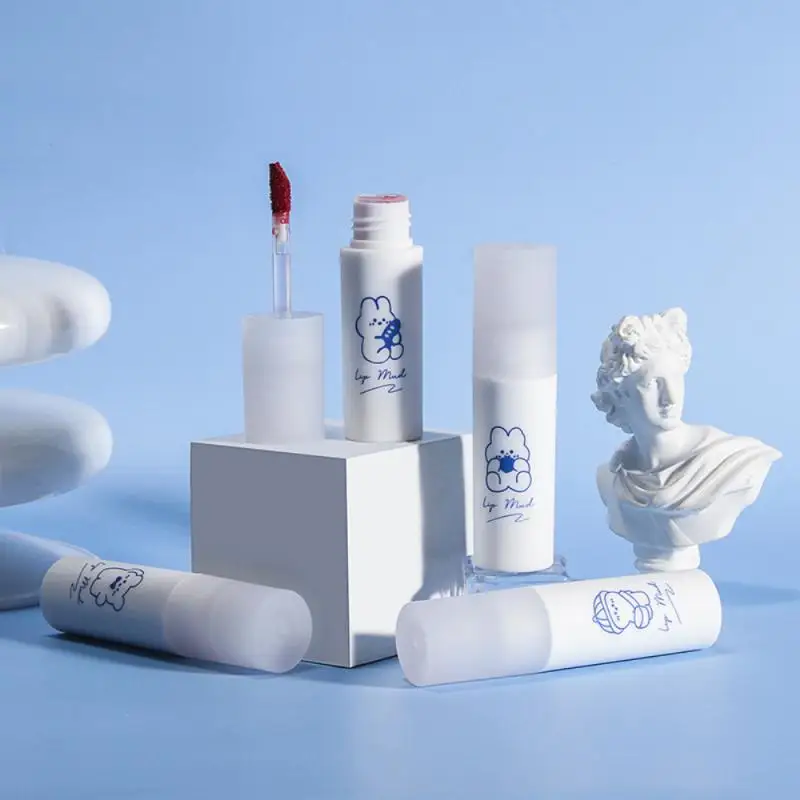 

Один набор помады четырех цветов для макияжа губ стойкие матовые помады оттенок для губ водостойкая антипригарная чашка Прямая поставка