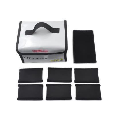 

Lipo Safe Bag Waterproof Fireproof Storage Bag For Li-po Battery Safe Bag Safety Guard For FPV RC Drone Battery Bag