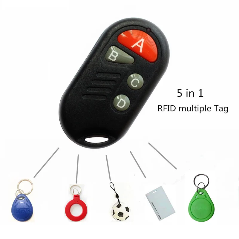 RFID-брелок с множеством брелоков 4 или 5 в 125 кГц T5577 EM 13 56 МГц M1k S50 UID | Безопасность и