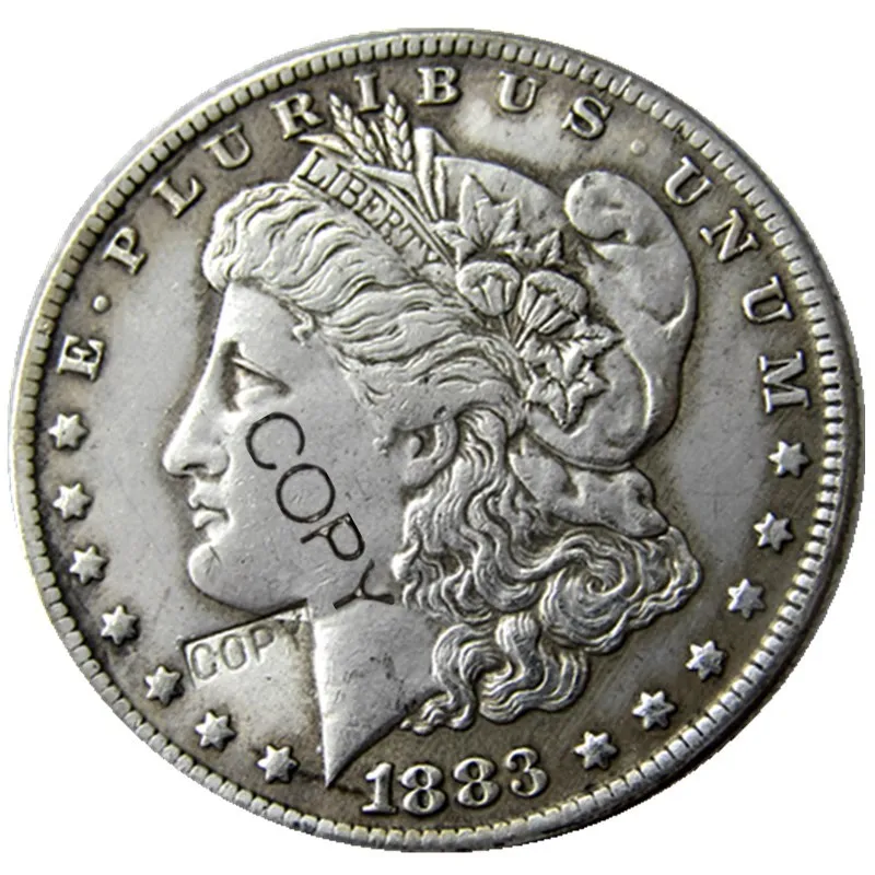 Монеты США модель 1883-S цвет Морган искусственные монеты посеребренные | Дом и сад