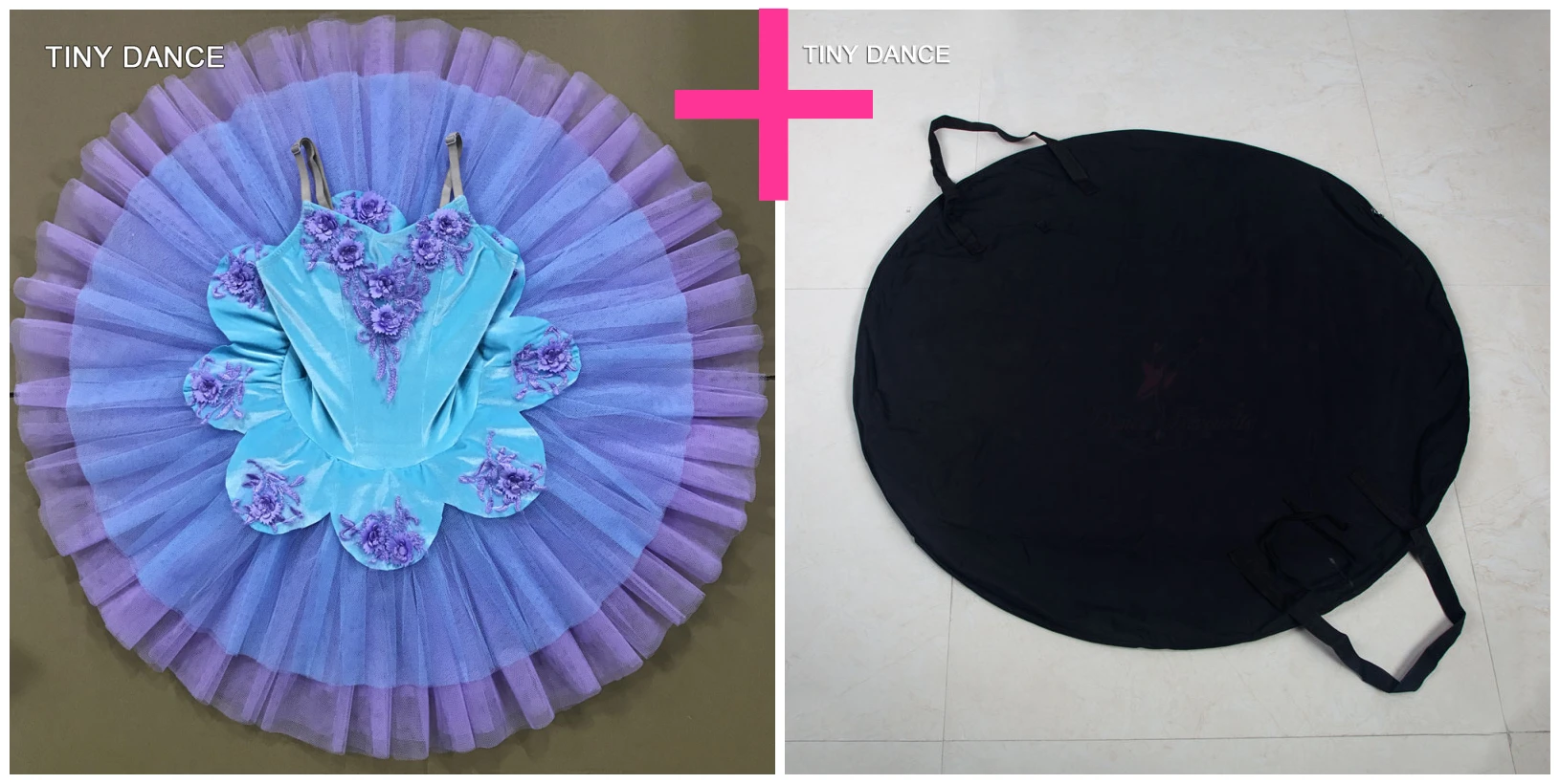 Aqua Blue балетная пачка бархатный лиф с Mauve 7 слоев плиссированные тюлевые балетное с юбкой пачкой пачка для выступлений костюмы BLL140 - Цвет: tutu and black bag