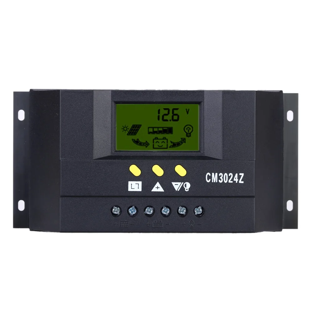 Контроллер заряда солнечной батареи ШИМ зарядки ЖК дисплей автоматический