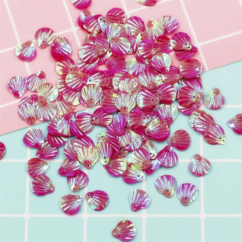 

10g 9mm shell Sequins Colorful Set Glitter Bling Filling Bling UV Resin Pigment Manicure Nails Art Decoration Tools for DIY