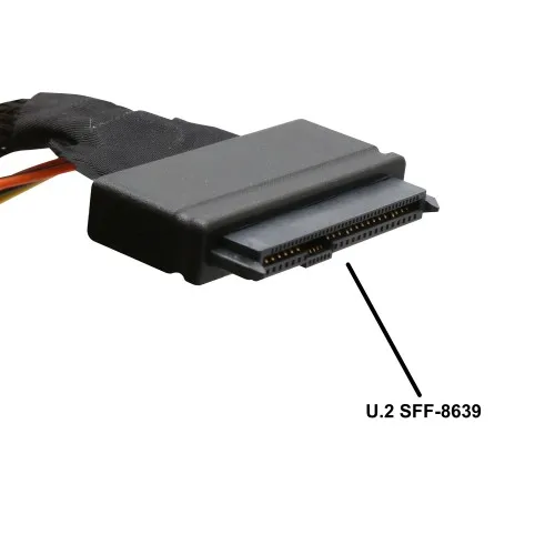 U.2 U2 комплект SFF-8639 NVME PCIe SSD адаптера и кабель для Материнская плата Intel 750 p3600 p3700 M.2