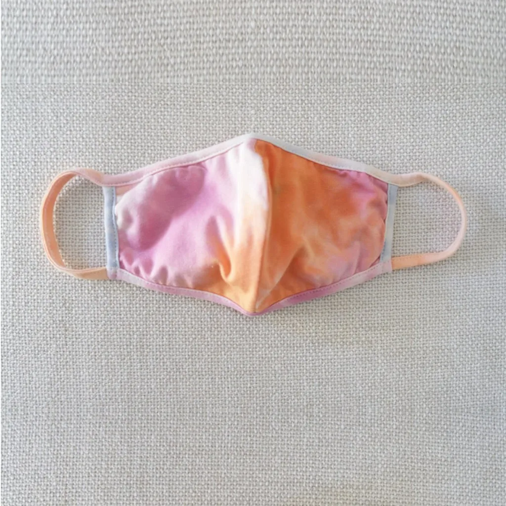 

8pcs Tie-dye Mask 1/8pc Fashion Printing Breathable Protection Face Cover Reuse Bandage Mask Protection Mascarilla Masque