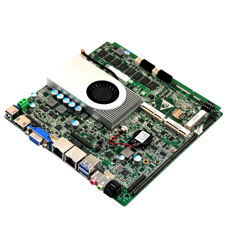 Broadwell-U мобильный i7-5500u Материнские платы Mini ITX бортовой 4G ddr3 2 * SATA3.0 Mini-PCIe слот RS232