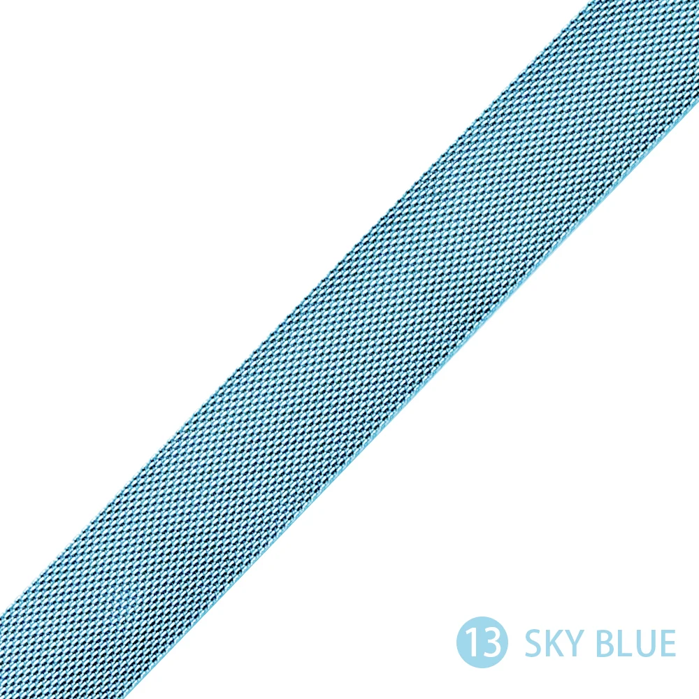 Sky Blue Ремешок для часов, Миланская петля, ремешок относится к яблоки watch1/2/3/4 серии 38 мм 42 мм наручных часов iwatch, ремешок 40 мм 44 в едином положении во время занятий легкой атлетикой, часы аксессуар - Цвет ремешка: Sky Blue